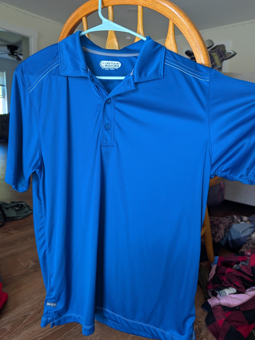 Men’s Blue Performance Polo Shirt M